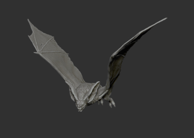 392 蝙蝠 恶魔 吸血鬼 暗夜 魔王 德古拉 恶灵 恐怖 邪恶 3d扫描 3d