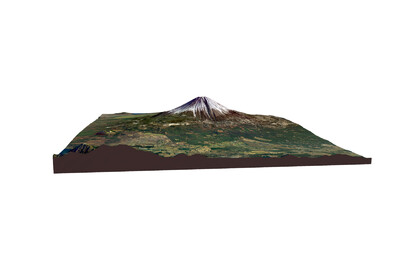 016 富士山 日本 地形 地貌 大山 _国家地理作品_场景自然场景_cg模型