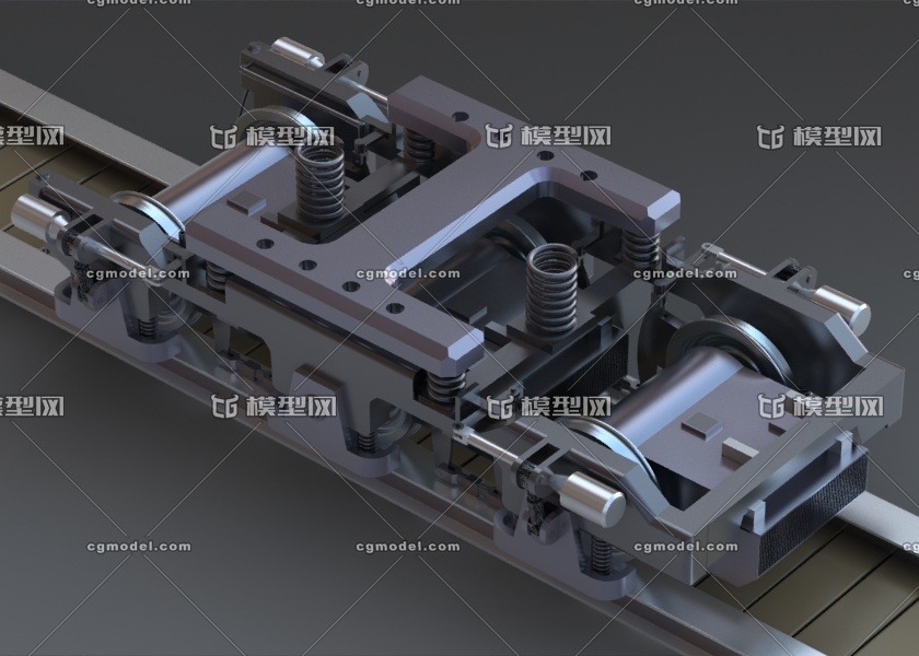 高鐵轉向架,地鐵轉向架,高鐵底盤_qq123qq作品_車輛火車/軌道車_cg