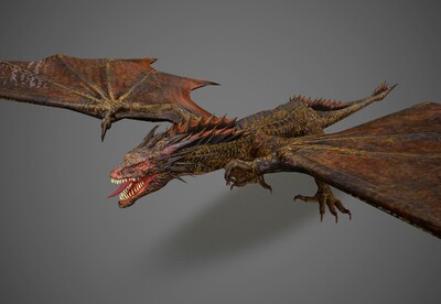 影 视 西方 火龙 【带完整动画】 dragon 卓耿  次世代恶龙