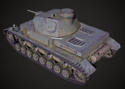 次世代 纳粹德国 四号坦克d型坦克 iv号 中型坦克 德军 二战 第二次