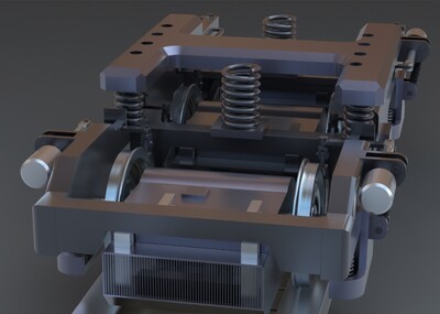 地铁转向架,高铁底盘_qq123qq作品_车辆火车/轨道车_cg模型网