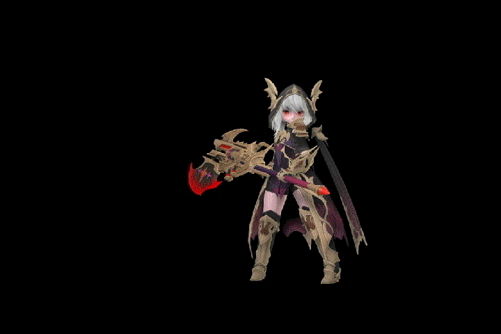 次世代女战士 女精灵带动画_魔道传奇作品_人物女人_cg模型网