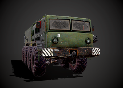 俄罗斯 maz537重型卡车 玛兹537 苏维埃8轮巨兽 猛犸 8x8 军用拖车