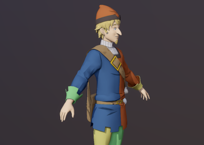 二次元 日风 日漫 卡通 欧洲中世纪 童话 信使 邮差 邮递员