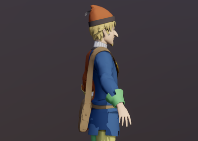 二次元 日风 日漫 卡通 欧洲中世纪 童话 信使 邮差 邮递员