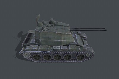 pbr次时代材质pgz88自行高炮