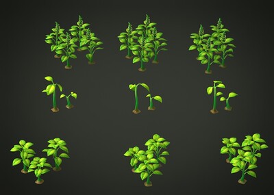 薄荷,薄荷叶,q版植物,卡通植物,森林,银丹草,q版草,家园植物,奇花异草