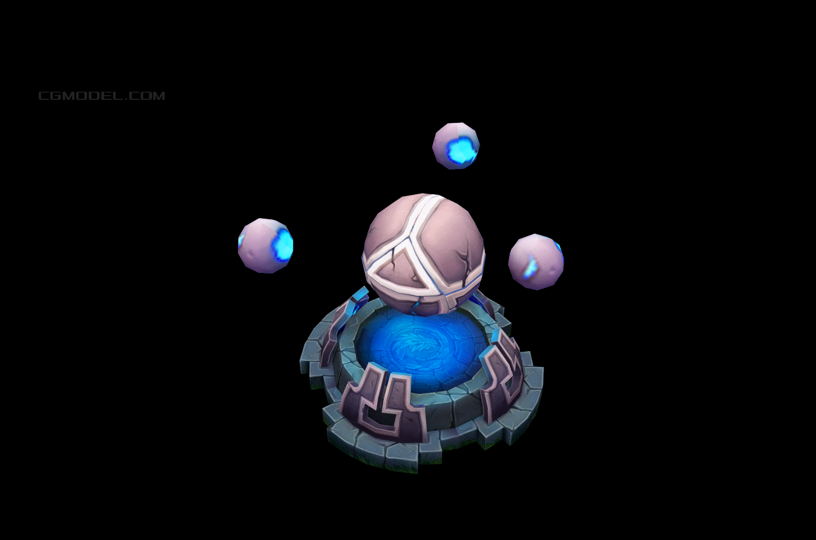 防御塔水晶塔手绘,炮塔,塔防建筑,哨箭moba