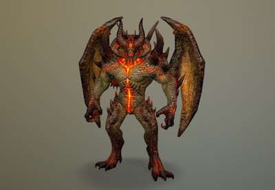 动画 恶魔领主佐德 次世代 炎魔 恶魔 boss