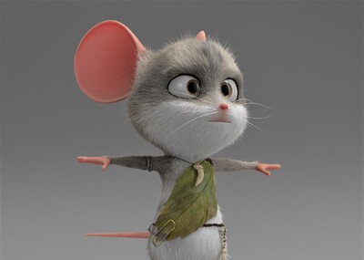 卡通 老鼠 角色 模型 带绑定_p6806108作品_人物其他_cg模型网