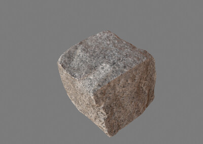 石头 石块 方块石头 岩石 小石头 花岗岩 精细的石头 石板  高低模型