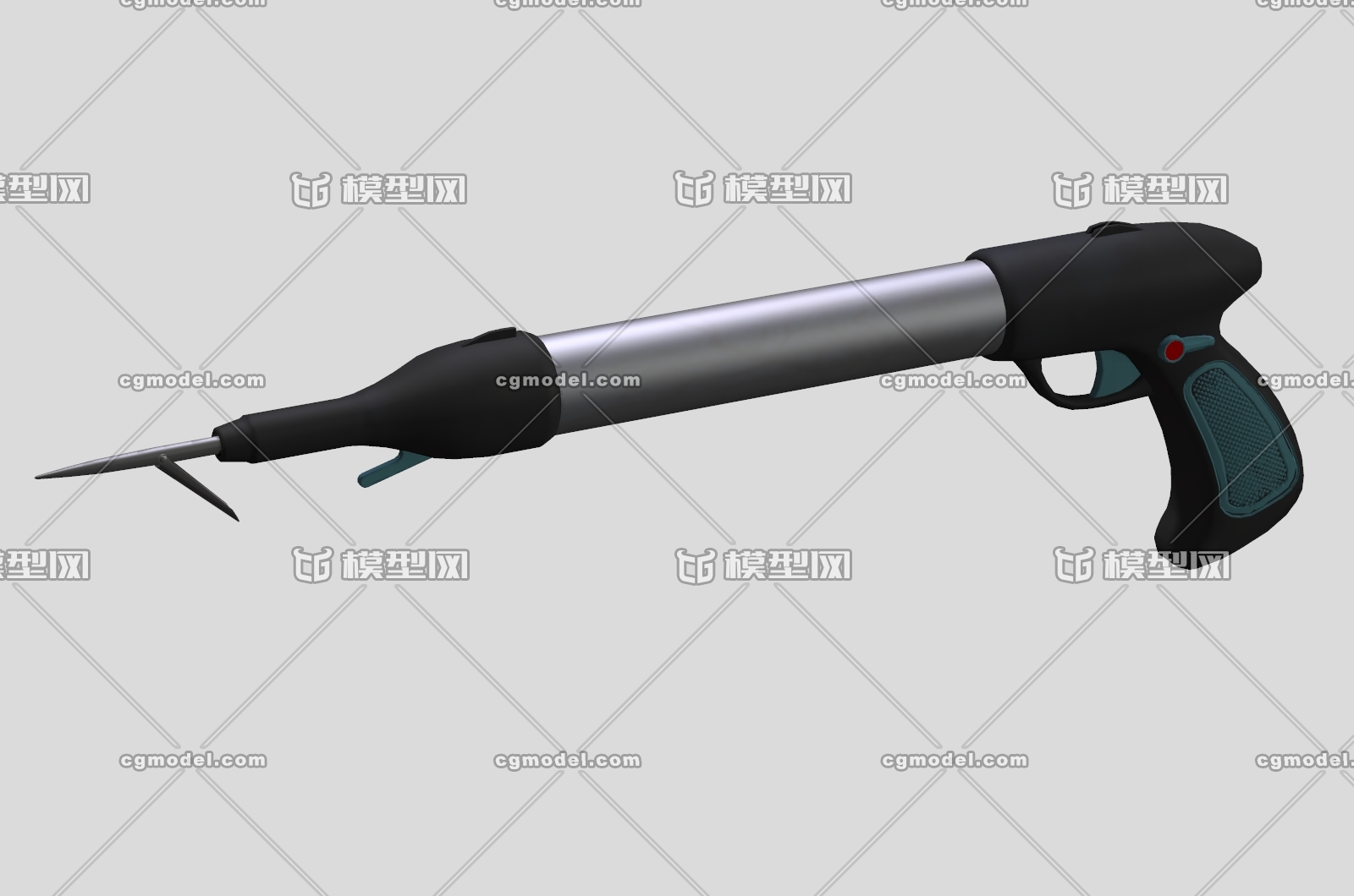 speargun 鱼枪模型-其他模型库-OBJ(.obj/.mtl)模型下载-cg模型网