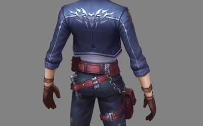 运动少年 金发帅哥 牛仔裤 手电筒 精神小伙 游侠 刺客 探险 现代