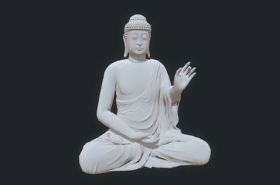 108 pbr次世代 佛像 金佛 如来 佛祖 坐佛 释迦牟尼 寺庙 寺院 摆件