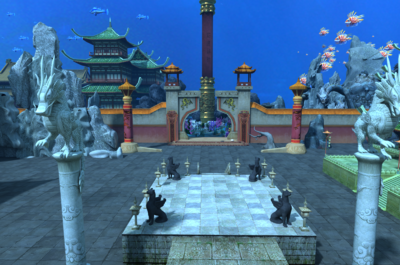 海底场景 海底世界 珊瑚礁 海底 海底龙宫 定海神针 金箍棒 鱼群 鲸鱼