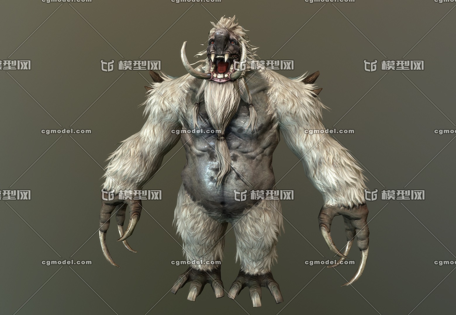 次世代 白毛比蒙巨兽  希腊神话生物  behemoth 巨怪 怪兽
