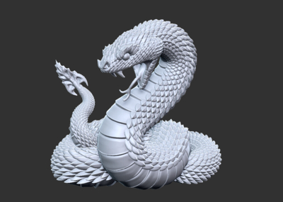 怪蛇 变异蛇￥60 max, obj, fbx