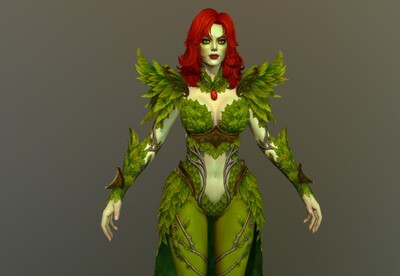 写实  毒藤女 毒青藤 毒常春藤  次世代 魔女 dc反派