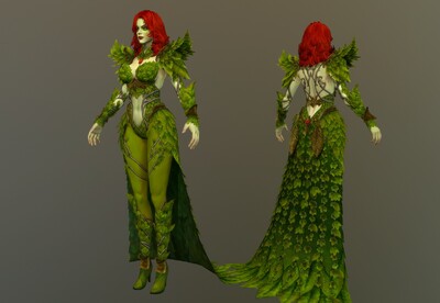 写实  毒藤女 毒青藤 毒常春藤  次世代 魔女 dc反派