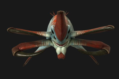 010 pbr次世代科幻 鲲 蟒蛇 电鳗 鳝鱼 飞鱼 外星生物 怪物 鲸鱼怪