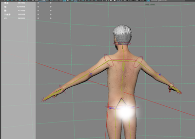 写实老人 老爷爷 男人体老男人 乞丐 带骨骼权重