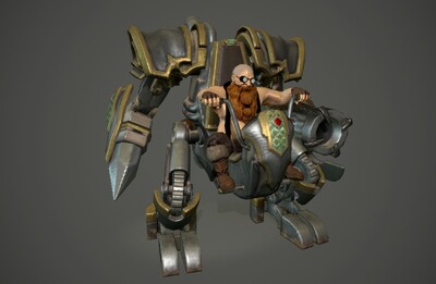 动画 矮人机甲骑手 动力装甲 矮人族骑手 机械装甲操控手