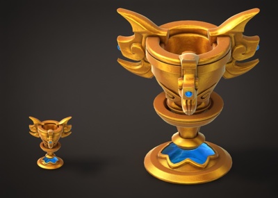 奖杯,摆件,trophy,奖励物品,胜利者奖励品,金属奖杯,游戏奖杯,卡通