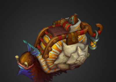 q版 手绘卡通 蜗牛坐骑