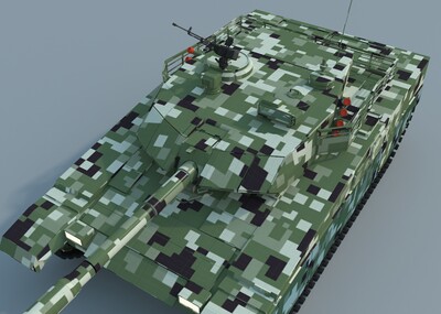 中国vt4外贸型轻型坦克