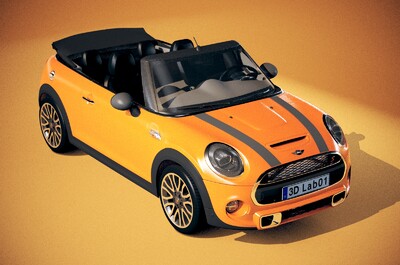 3dlab出品!寶馬迷你mini cooper s convertible 敞篷版 2020