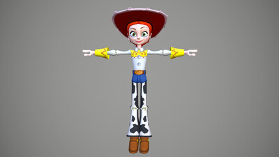 牛仔翠丝 玩具总动员 动画角色 女牛仔 cowgirl