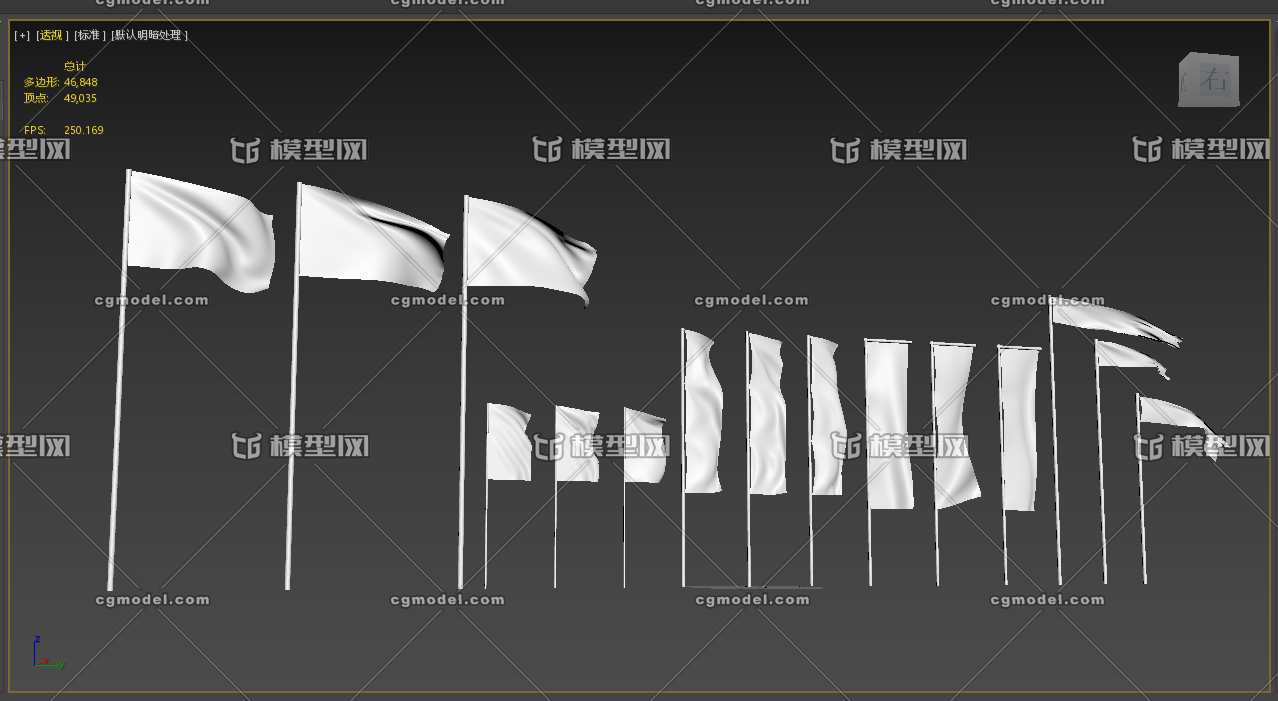 旗帜飘动运动规律图片