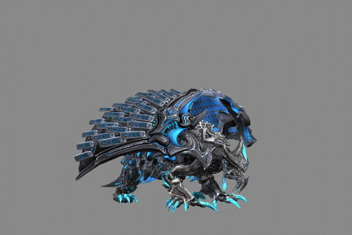 次世代科幻怪鸟 机械鸟_魔道传奇作品_动物机器动物_cg模型网