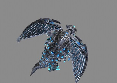 次世代科幻怪鸟 机械鸟