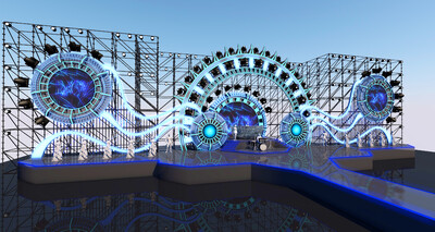 电音节舞台设计,音乐节舞美设计,演唱会舞台设计