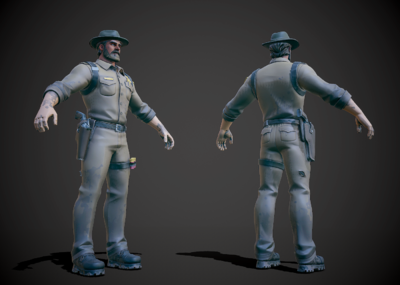 次时代 卡通 警长 西部牛仔 警察 美国警探 警官 快枪手 牛仔帽 卡通