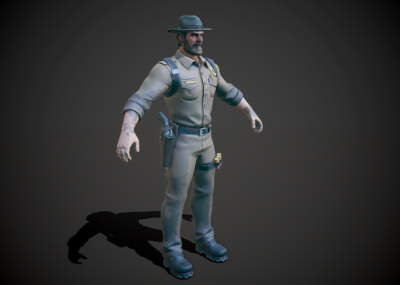 次时代 卡通 警长 西部牛仔 警察 美国警探 警官 快枪手 牛仔帽 卡通