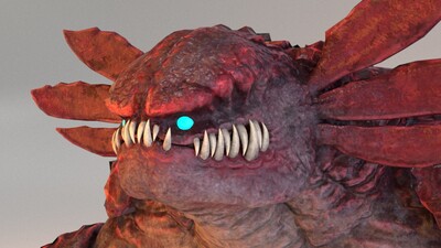 火星怪兽异性_angel26cxf作品_人物异形怪物_cg模型网