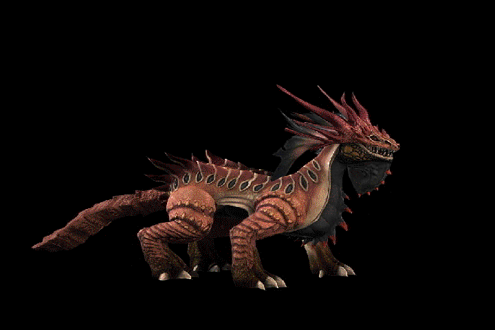 次世代龙蜥蜴 怪兽_魔道传奇作品_动物哺乳_cg模型网