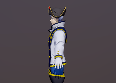 二次元 卡通 可爱 日漫 欧洲中世纪 船长 大副 军官 将军 将领 贵族