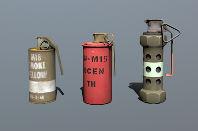 次时代手雷 高爆手雷 烟雾弹 闪光弹 手榴弹