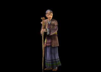 古代人物 老太婆 老人 老奶奶 bip动画