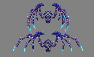 恶魔翅膀 骷髅头 骨翅 骨翼