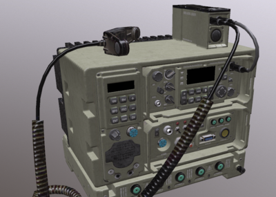 次时代 军用电台 单兵电台_硬核画手作品_电子电器电话手机_cg模型网