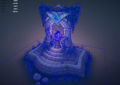 手绘 唯美 苏拉玛神社 祭坛 精灵圣洁祭祀圣地