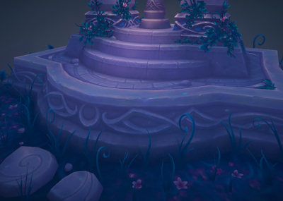 手绘 唯美 苏拉玛神社 祭坛 精灵圣洁祭祀圣地