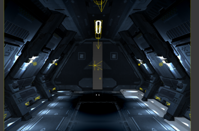 科幻 场景 走廊 大门 科技 通道 太空_xiaojingtwo作品_场景科幻场景