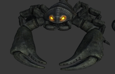次世代 pbr 高质量 巨蝎 蝎子怪 毒蝎 写实 异形怪物 带动画