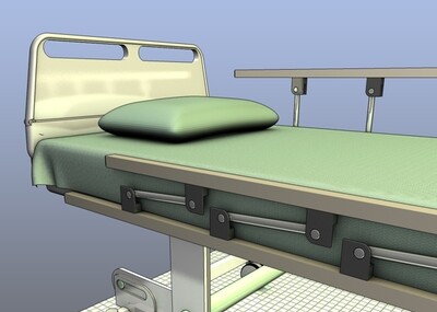 病床 护理床 医院床位 老人床 icu床位 医院设备 护士 手术操作台